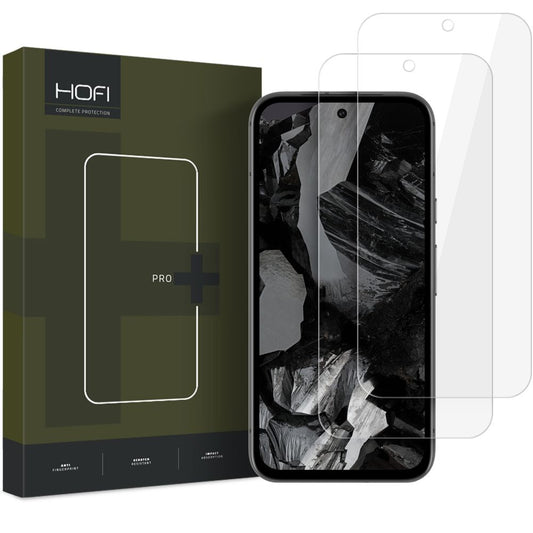 HOFI Glass PRO+ Screen Protector for Google Pixel 9 / 9 Pro, Glass Shielded, Full Glue, Set 2 pieces, 2.5D 