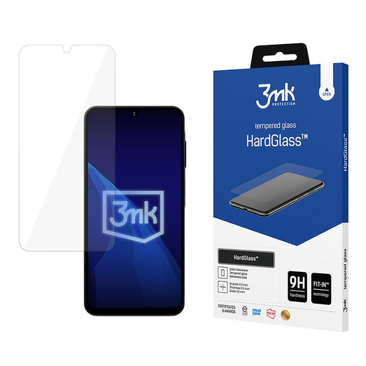 3MK HardGlass Screen Protector do Samsung Galaxy A16 5G A166 / A16 4G A165, Full Glue, szkło ochronne, Full Glue 