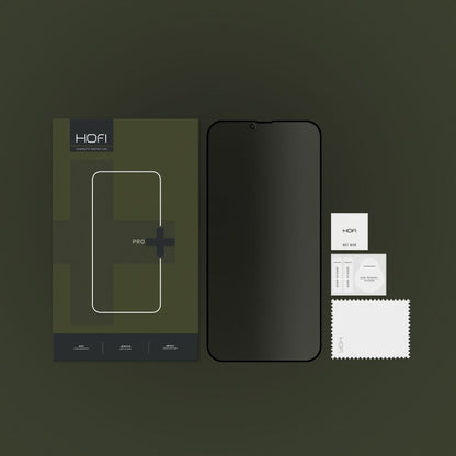 Folie de protectie Ecran Privacy HOFI PRO+ pentru Apple iPhone 14 Plus / 13 Pro Max, Sticla Securizata, Full Glue