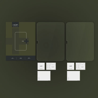 Folie de protectie Ecran HOFI PRO+ pentru Apple iPad (2025) / (2022), Sticla Securizata, Full Glue, Set 2 bucati
