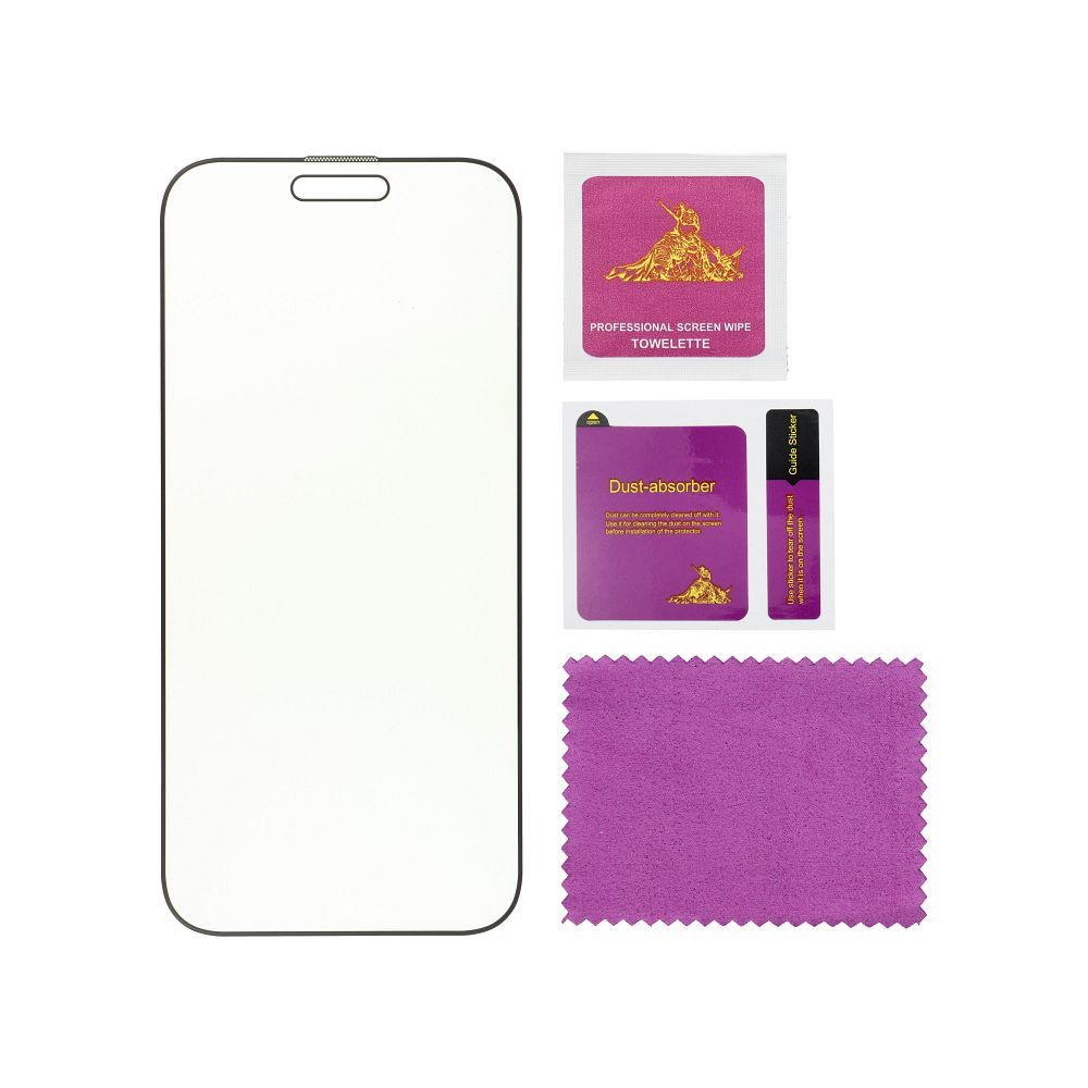 Folie de protectie Ecran Privacy Blue Light OG Shuijia pentru Apple iPhone 16 Pro Max, Sticla Securizata, Full Glue
