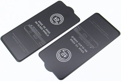 Folie de protectie Ecran OEM pentru Apple iPhone 17e / 16e / 14 / 13 Pro, Sticla Securizata, Full Glue, Set 10 bucati, 6D, Neagra