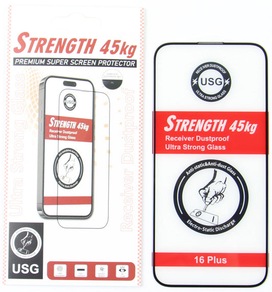 Folie de protectie Ecran OEM Ultra Strong 45KG pentru Samsung Galaxy A54 A546, Sticla Securizata, Full Glue, 2.5D, Neagra