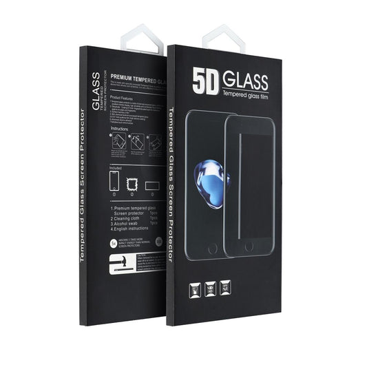 Folie de protectie Ecran OEM pentru Xiaomi Redmi Note 14S, Sticla Securizata, Full Glue, 5D, Neagra