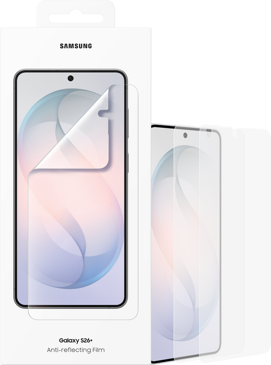 Folie de protectie Ecran Anti-reflecting pentru Samsung Galaxy S26 Plus S947, Plastic, Set 2 bucati EF-US947CTEGWW