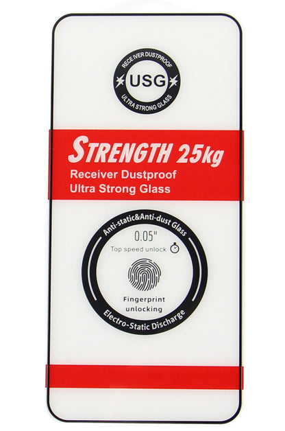 Folie de protectie Ecran OEM Ultra Strong 25KG pentru Samsung Galaxy S24 S921, Sticla Securizata, Full Glue, 2.5D, Neagra