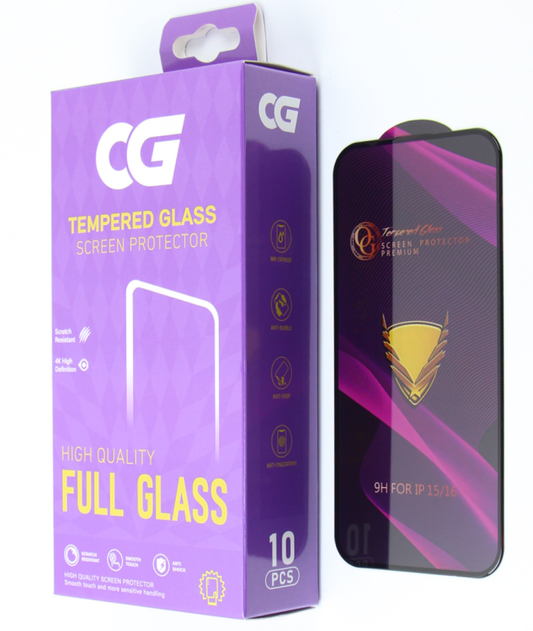 Folie de protectie Ecran OG Premium pentru Apple iPhone 18 Pro Max / 17 Pro Max, Sticla Securizata, Full Glue, Set 10 bucati, Neagra