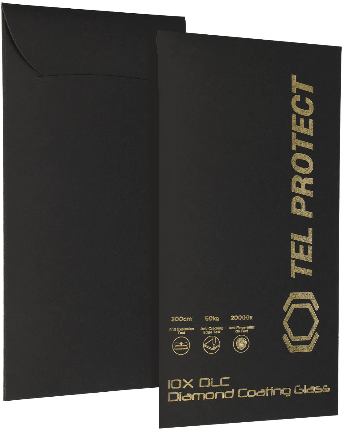 Folie de protectie Ecran Tel Protect 10X HD DLC Diamond Coating pentru Apple iPhone 18 Pro Max / 17 Pro Max, Sticla Securizata, Full Glue, Neagra