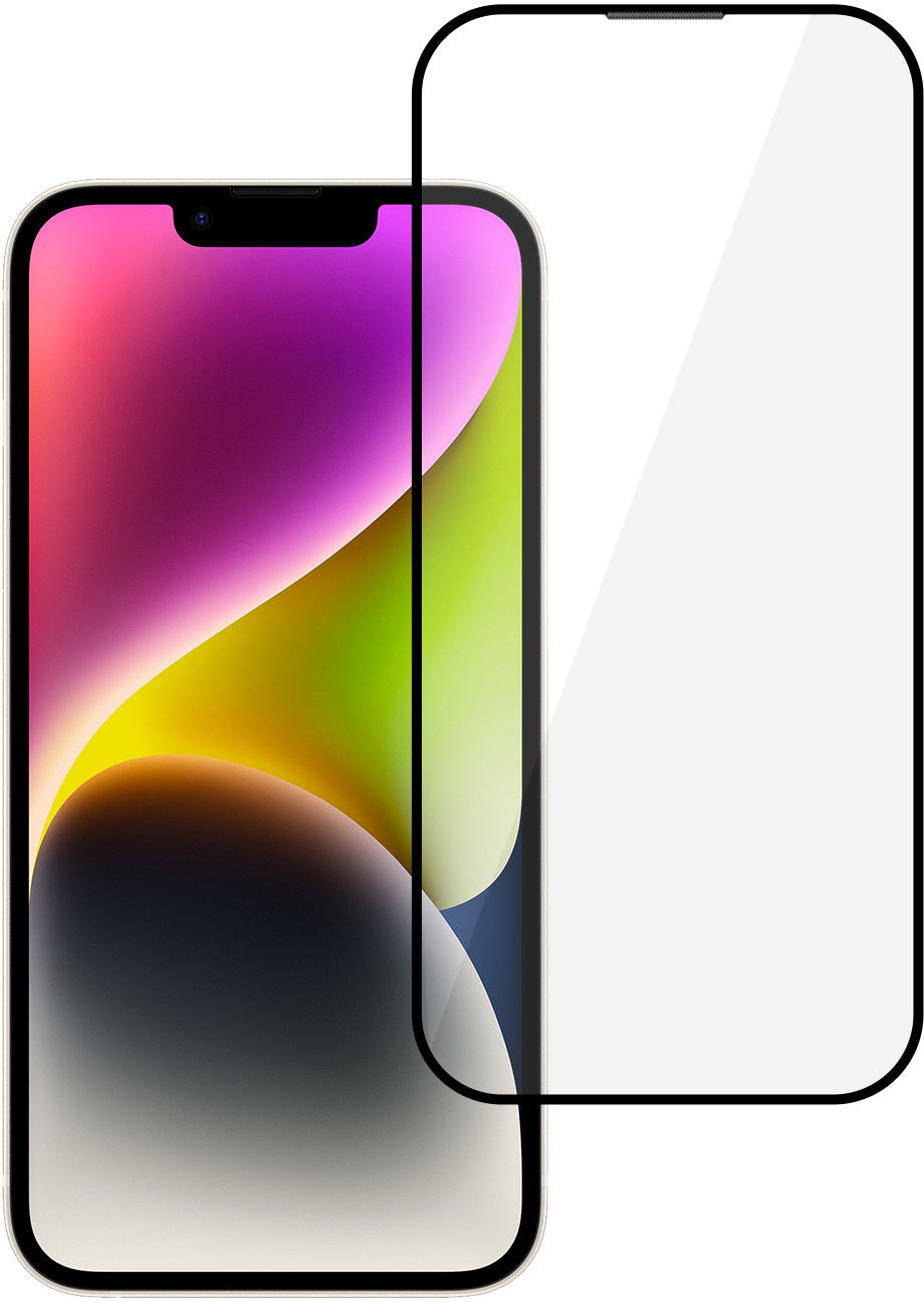 Folie de protectie Ecran Tel Protect 10X HD DLC Diamond Coating pentru Apple iPhone 17e / 16e / 14 / 13 Pro / 13, Sticla Securizata, Full Glue, Neagra