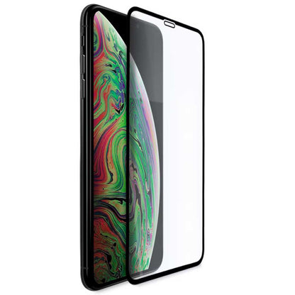 Folie de protectie Ecran Veason PRO pentru Apple iPhone XS Max, Sticla Securizata, Full Glue, 6D, Neagra