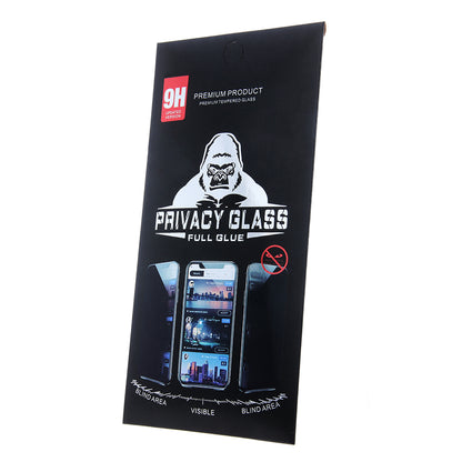 Folie de protectie Ecran Privacy OEM Updated pentru Xiaomi Redmi Note 14 5G, Sticla Securizata, Full Glue
