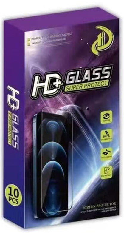 Folie de protectie Ecran OEM pentru Apple iPhone 15 Pro Max, Sticla Securizata, Full Glue, Set 10 bucati, 9D, Neagra