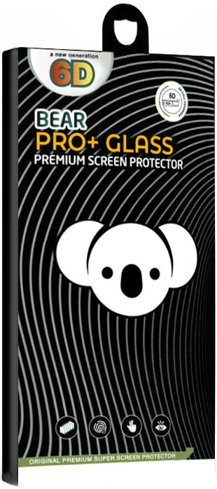 Folie de protectie Ecran Bear PRO+ pentru Motorola Moto G15 / G15 Power, Sticla Securizata, Full Glue, Neagra