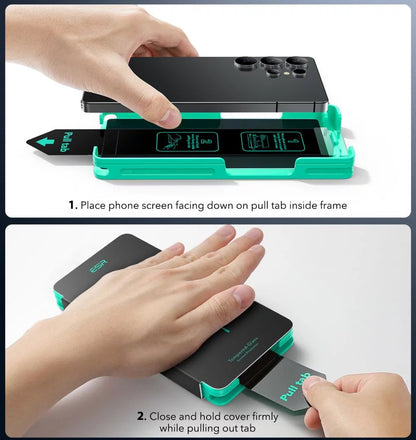 Folie de protectie Ecran Privacy ESR pentru Samsung Galaxy S25 Ultra S938, Sticla Securizata, Full Glue