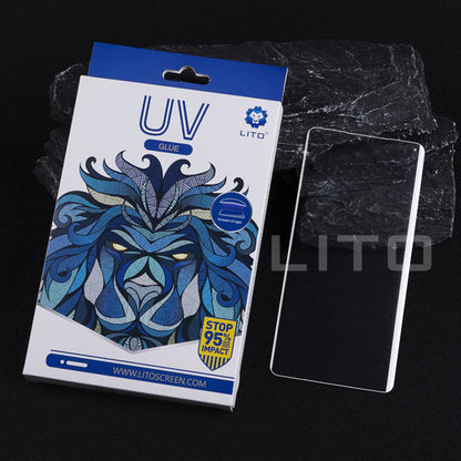 Folie de protectie Ecran Lito pentru Samsung Galaxy Note 10+ 5G N976 / Note 10+ N975, Sticla Securizata, UV Glue, 3D