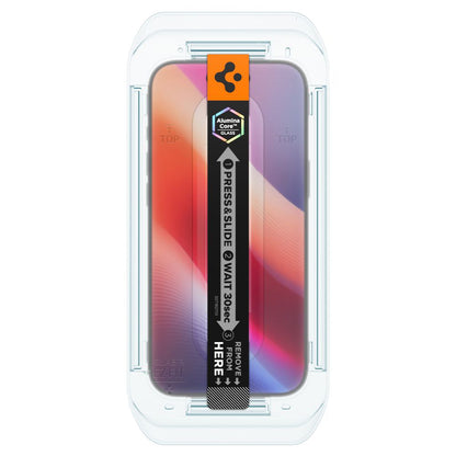 Folie de protectie Ecran Privacy Spigen GlastR EZ FIT pentru Apple iPhone 17 Air, Sticla Securizata, Full Glue, Set 2 bucati AGL09862
