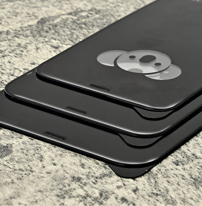 Folie de protectie Ecran Privacy Bear pentru Apple iPhone 17 Pro, Sticla Securizata, Full Glue