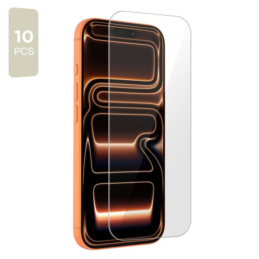 Folie de protectie Ecran Tech-Protect pentru Apple iPhone 17 Pro Max / 16 Pro Max, Sticla Securizata, Full Glue, Set 10 bucati