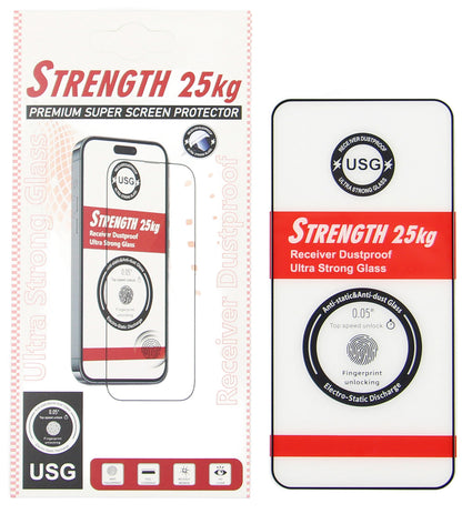 Folie de protectie Ecran OEM Ultra Strong 25KG pentru Samsung Galaxy S26 Ultra S948, Sticla Securizata, Full Glue, 2.5D, Neagra