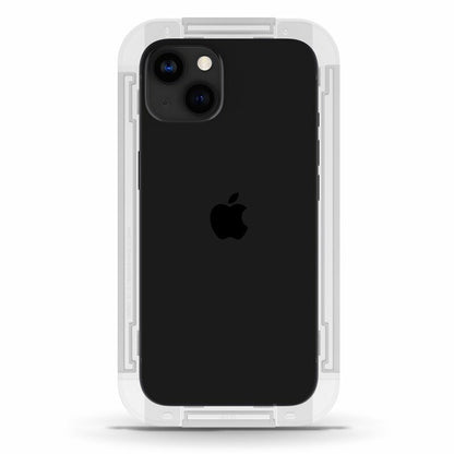Folie de protectie Ecran Spigen GlastR EZ FIT pentru Apple iPhone 17e / 16e / 14 / 13 Pro, Sticla Securizata, Full Glue, Set 2 bucati AGL03385