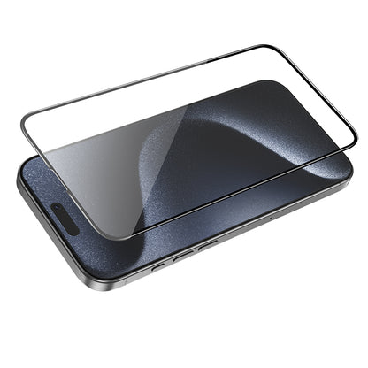 Folie de protectie Ecran HOCO G16 pentru Apple iPhone 16 Pro Max, Sticla Securizata, Full Glue, 5D, Neagra