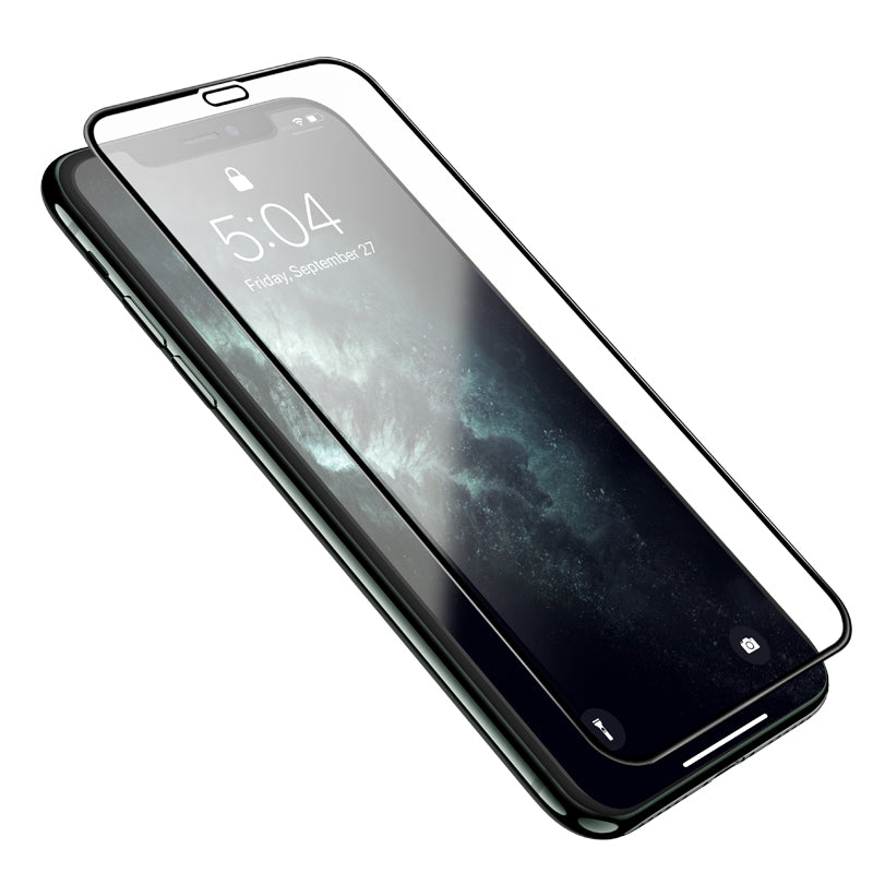 Folie de protectie Ecran HOCO G16 pentru Apple iPhone XS / X, Sticla Securizata, Full Glue, 5D, Neagra