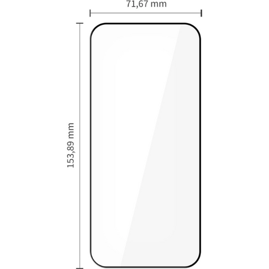 Folie de protectie Ecran Tech-Protect FIT+ pentru Xiaomi Poco F8 Ultra, Sticla Securizata, Full Glue, Set 2 bucati, 2.5D, Neagra