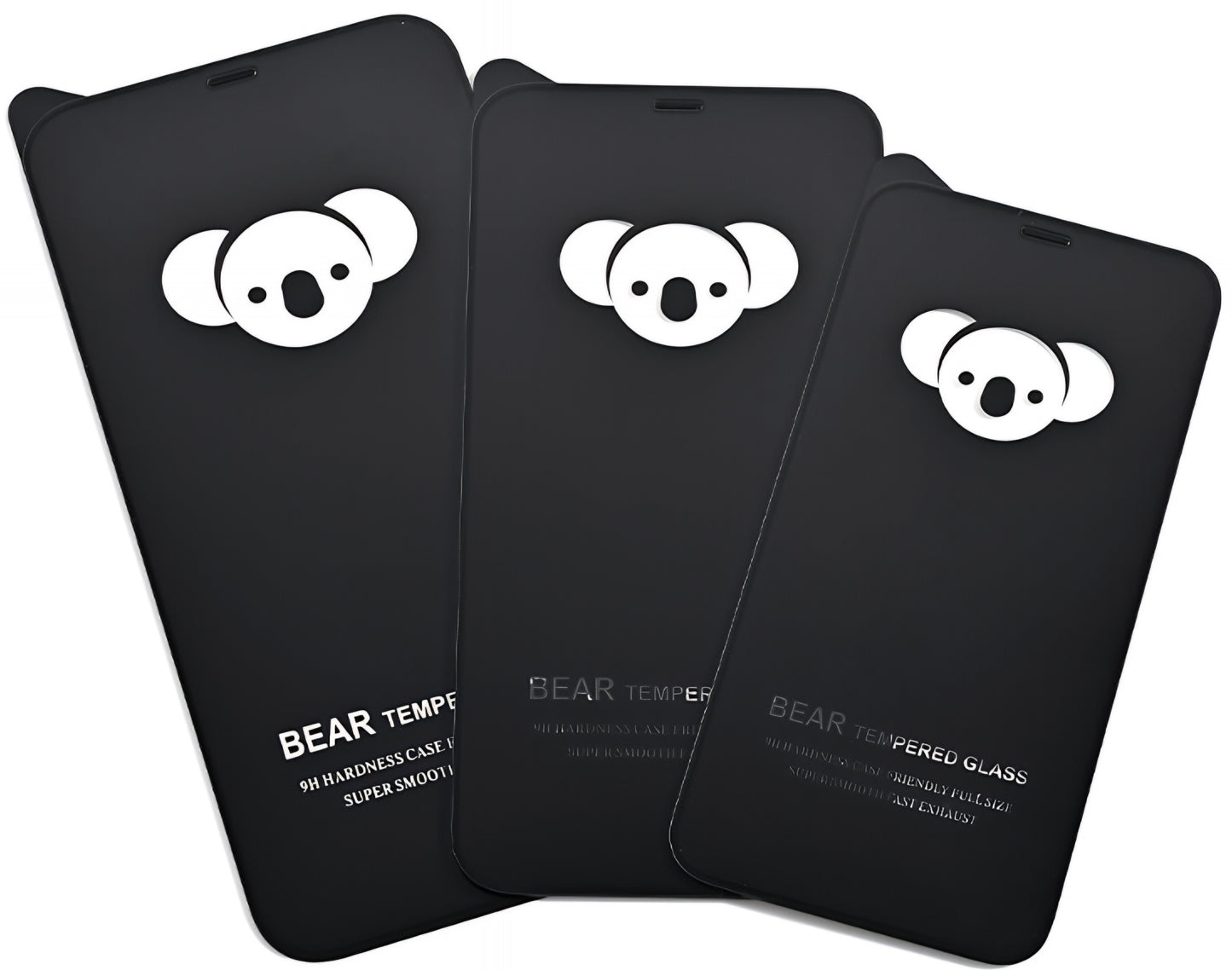 Folie de protectie Ecran Bear HD pentru Apple iPhone 17 Air, Sticla Securizata, Full Glue, Neagra