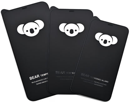 Folie de protectie Ecran Bear HD pentru Apple iPhone 17 Air, Sticla Securizata, Full Glue, Neagra