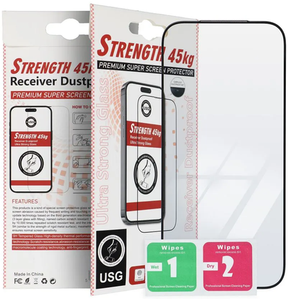 Folie de protectie Ecran OEM Ultra Strong 45KG pentru Apple iPhone 11 Pro, Sticla Securizata, Full Glue, 2.5D, Neagra