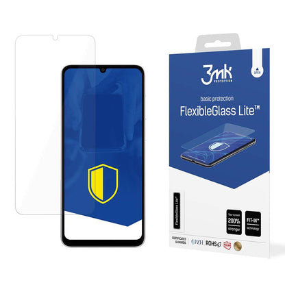 Folie de protectie Ecran 3MK FlexibleGlass Lite pentru Samsung Galaxy A05s A057, Sticla Flexibila, Full Glue