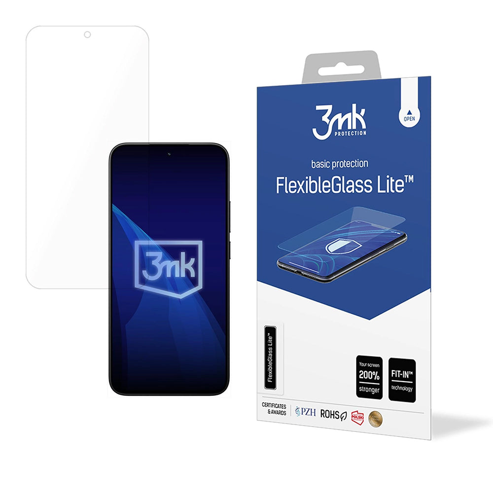 Folie de protectie Ecran 3MK FlexibleGlass Lite pentru Xiaomi 15T Pro, Sticla Flexibila, Full Glue