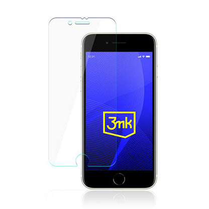 Folie de protectie Ecran 3MK FlexibleGlass pentru Apple iPhone SE (2022) / SE (2020) / 8 / 7, Sticla Flexibila, Full Glue
