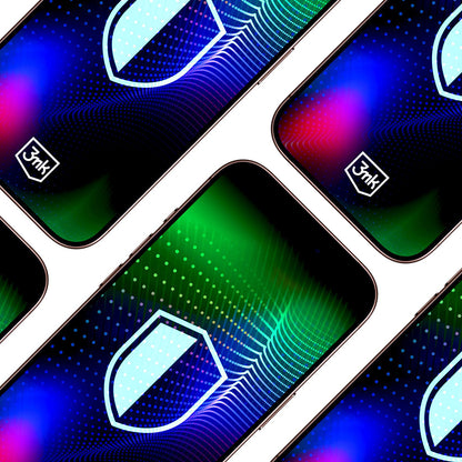 Folie de protectie Ecran 3MK Hardy Ultra pentru Apple iPhone 17 / 16 Pro, Sticla Securizata, Full Glue, Neagra