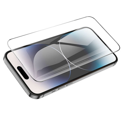Folie de protectie Ecran HOCO pentru Apple iPhone 14 Pro Max, Sticla Securizata, Full Glue, Set 25 bucati, Neagra