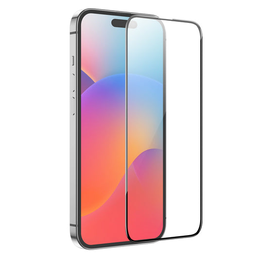 Folie de protectie Ecran HOCO G16 pentru Apple iPhone 15 Pro Max, Sticla Securizata, Full Glue, 5D, Neagra