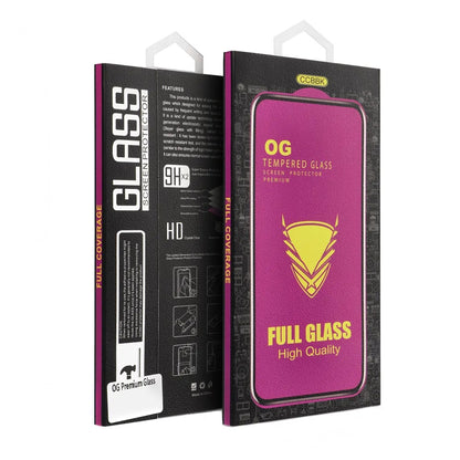 Folie de protectie Ecran OEM OG Premium pentru Apple iPhone 17 Pro, Sticla Securizata, Full Glue, Neagra