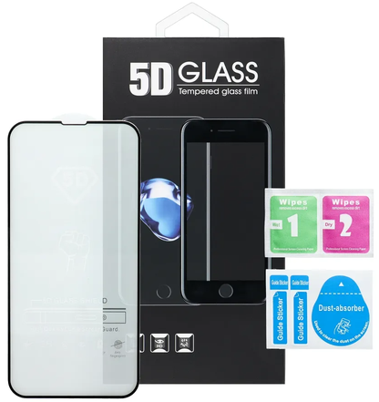 Folie de protectie Ecran OEM pentru Motorola Edge 70, Sticla Securizata, Full Glue, 5D, Neagra