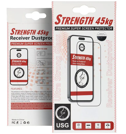 Folie de protectie Ecran OEM Ultra Strong 45KG pentru Apple iPhone 17e / 16e / 14 / 13 Pro, Sticla Securizata, Full Glue, 2.5D, Neagra