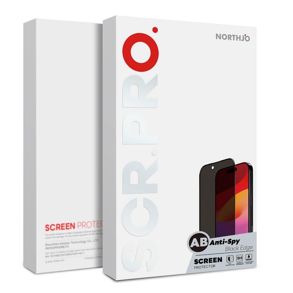 Folie de protectie Ecran Privacy Northjo pentru Samsung Galaxy A57 5G, Sticla Securizata, Full Glue, Set 2 bucati