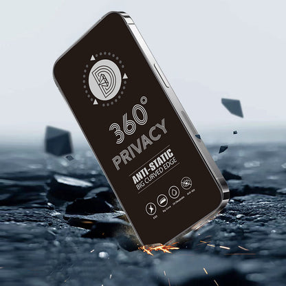 Folie de protectie Ecran Privacy OEM 360 pentru Samsung Galaxy A37 5G, Sticla Securizata, Full Glue