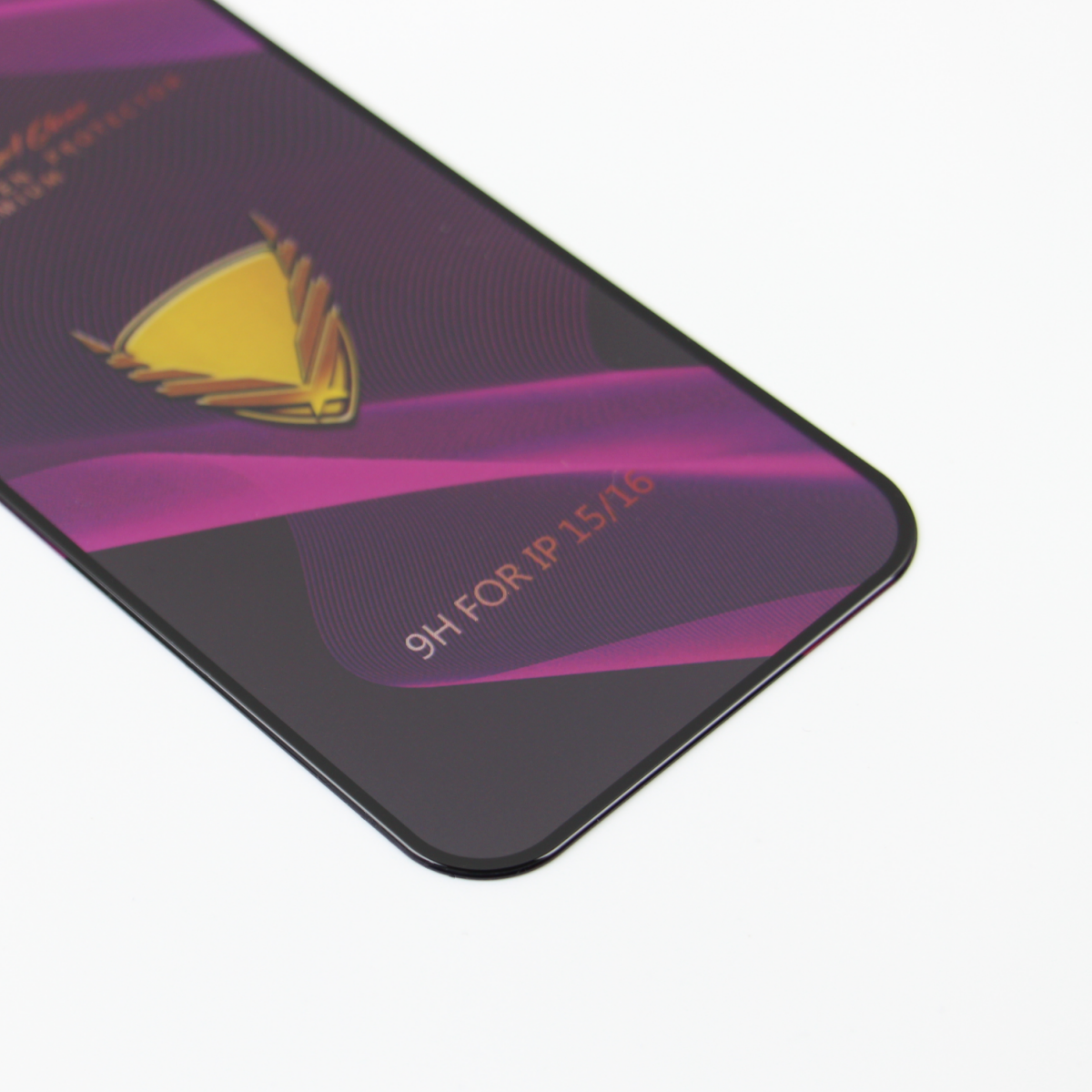Folie de protectie Ecran OG Premium pentru Apple iPhone 14 Pro Max, Sticla Securizata, Full Glue, Set 10 bucati, Neagra