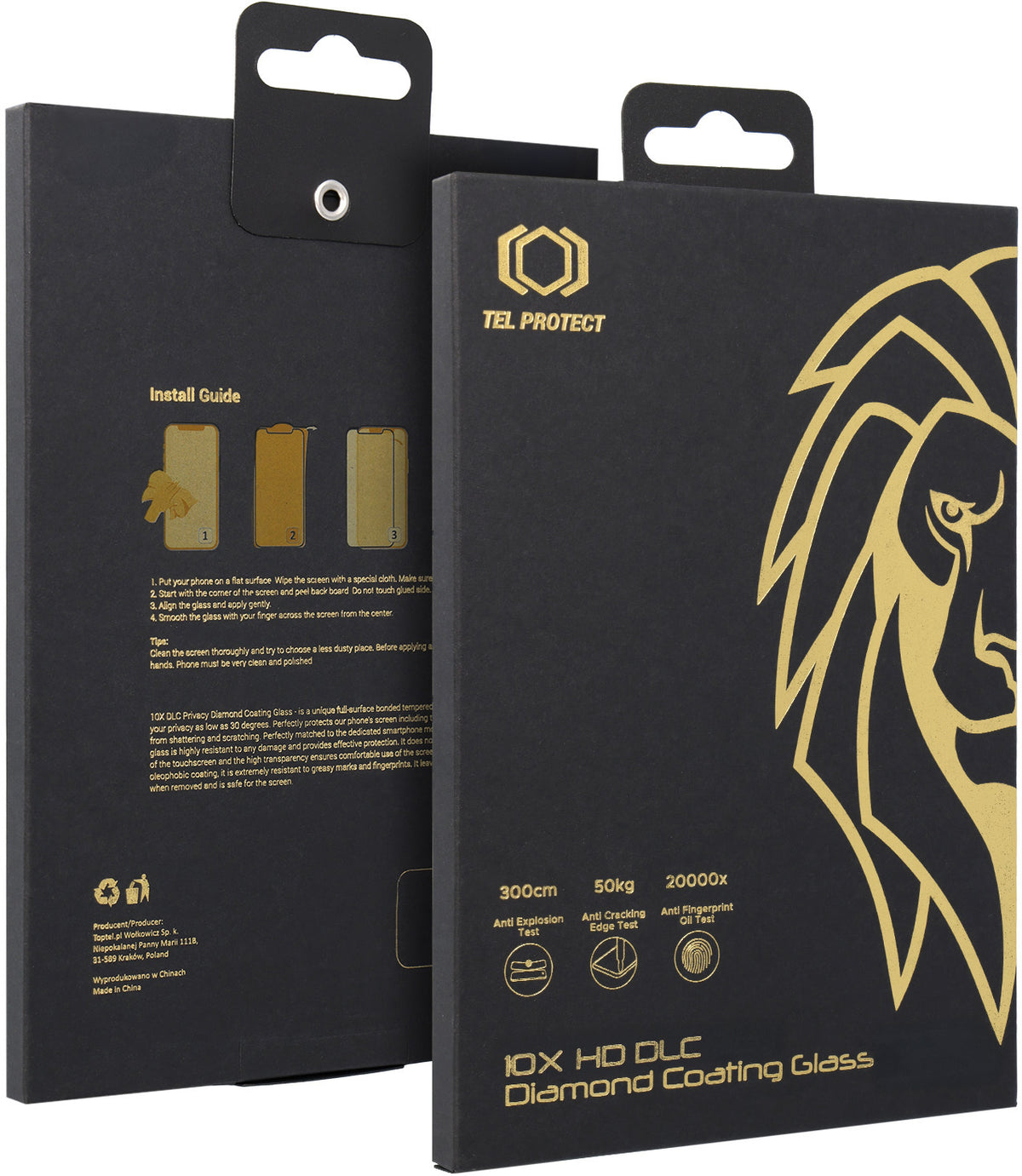 Folie de protectie Ecran Tel Protect 10X HD DLC Diamond Coating pentru Samsung Galaxy S26 Ultra S948, Sticla Securizata, Full Glue, Neagra