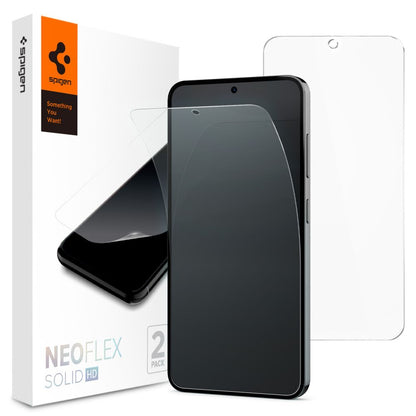 Folie de protectie Ecran Spigen Neo Flex pentru Samsung Galaxy S24 S921, Plastic, Set 2 bucati AFL07439