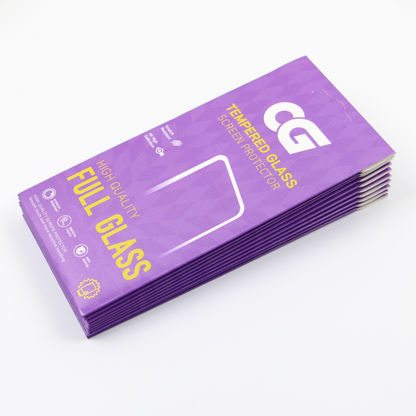 Folie de protectie Ecran OG Premium pentru Apple iPhone 12 Pro Max, Sticla Securizata, Full Glue, Set 10 bucati, Neagra