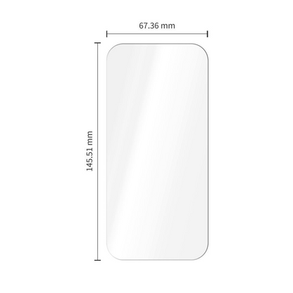 Folie de protectie Ecran Tech-Protect OneTouch pentru Apple iPhone 18 Pro / 17 Pro, Sticla Securizata, Full Glue, Set 2 bucati, Transparenta