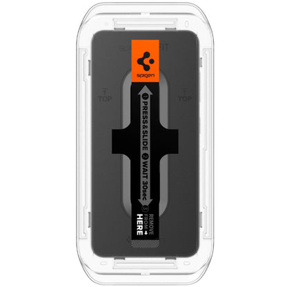 Folie de protectie Ecran Spigen GlastR EZ FIT pentru Samsung Galaxy S25+ S936 / S24+ S926, Sticla Securizata, Full Glue, Set 2 bucati AGL07432