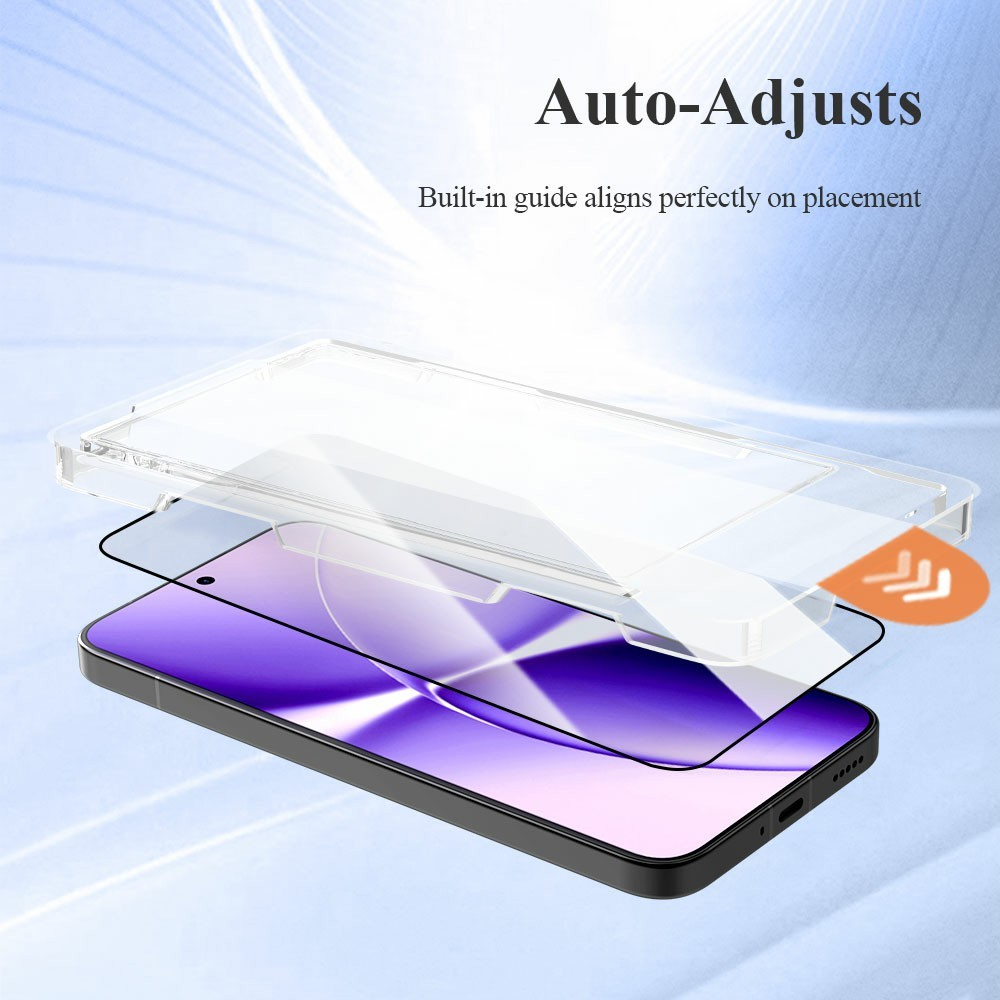 Folie de protectie Ecran Lereach pentru Xiaomi Poco X8 Pro Max, Sticla Securizata, Full Glue, Neagra