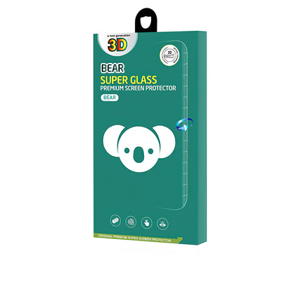 Folie de protectie Ecran Bear Super Hard pentru Samsung Galaxy S25 Ultra S938, Sticla Securizata, Full Glue, 3D, Neagra