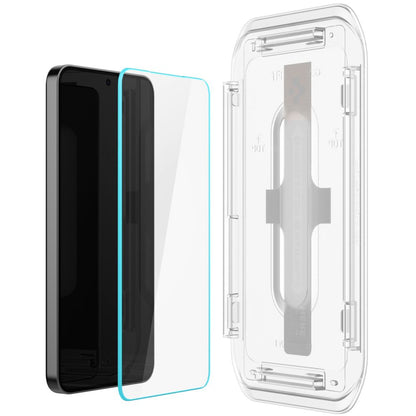 Folie de protectie Ecran Spigen GlastR EZ FIT pentru Samsung Galaxy S25+ S936 / S24+ S926, Sticla Securizata, Full Glue, Set 2 bucati AGL07432